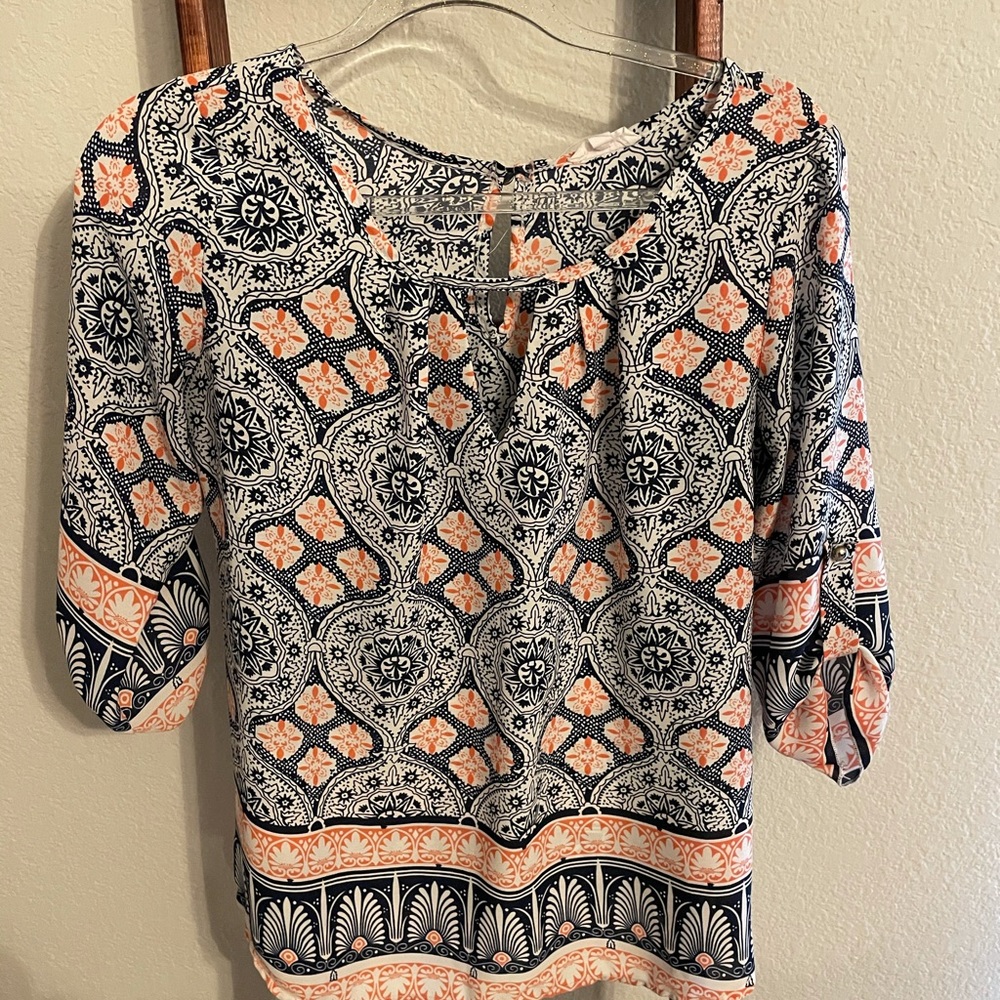Patterned Blouse